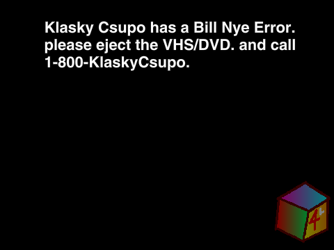 Klasky Csupo Splaat Bill Nye Error
