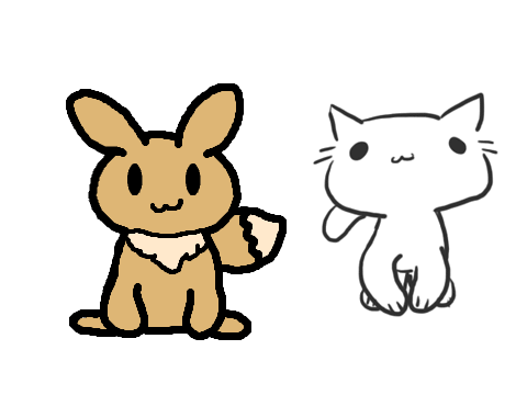 Eevee and Kitty - Animation