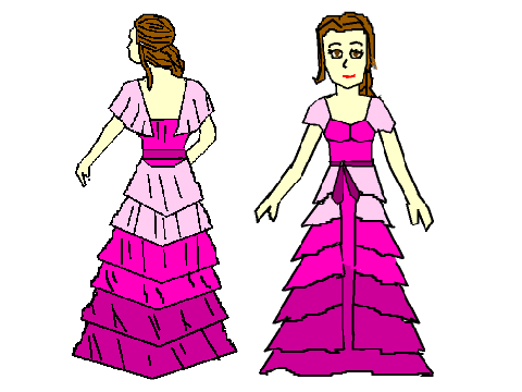 Hermione Yule Ball art
