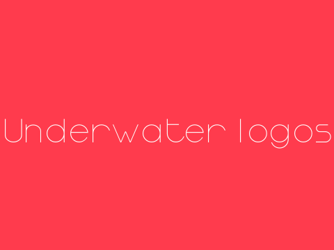 Underwater logos!