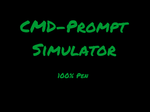 Commandprompt simulator (100% PEN)