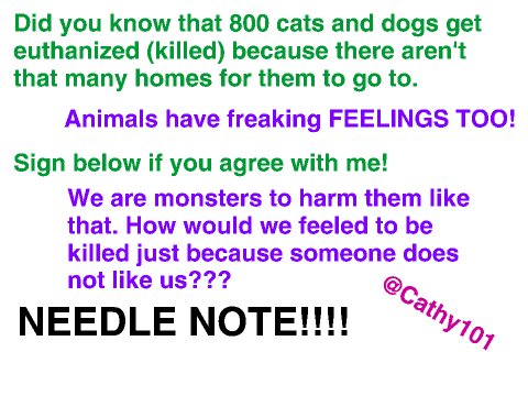 Sign to Stop Animal Cruelty!  remix