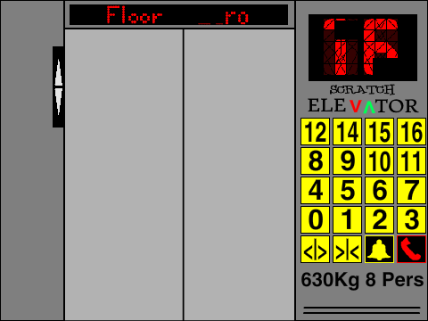 Messed up indicator on a Scratch Elevator!!!