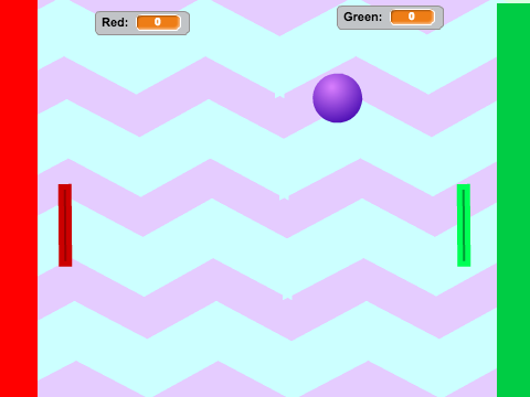 Two-player pong game