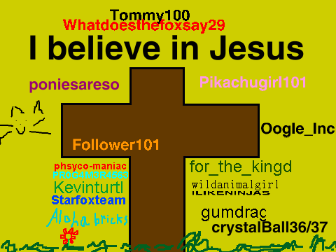 Sign Your Username If You Believe In Jesus