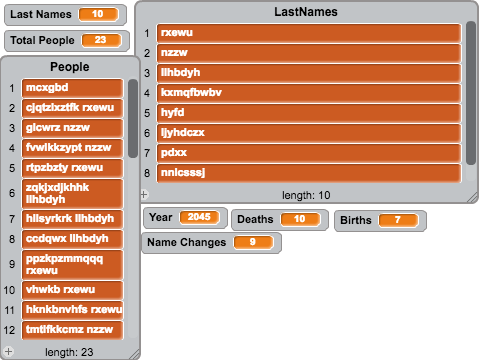 Last Name Simulator V. 0.1