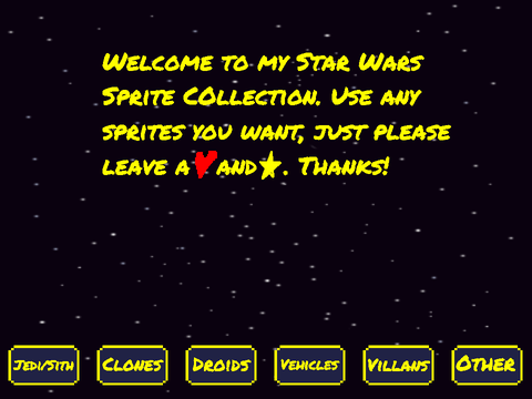 Star Wars Sprites