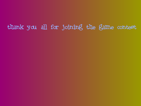 game contest open