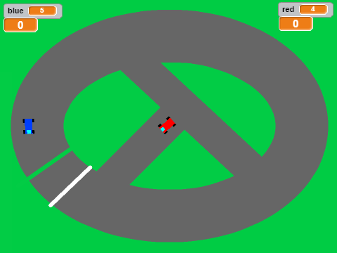2 player car game