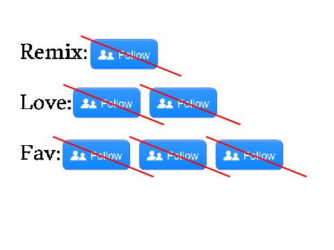 If you don't want a follower... remix