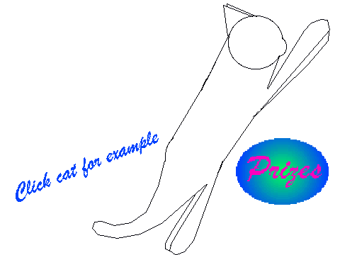 Jumping cat coloring contest