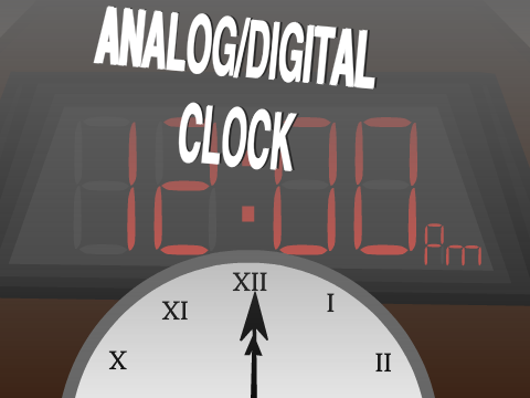 Working Analog/Digital Clock