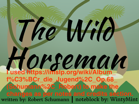 The Wild Horseman | Noteblock remix