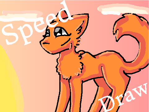 Sunset Cat Speed Draw