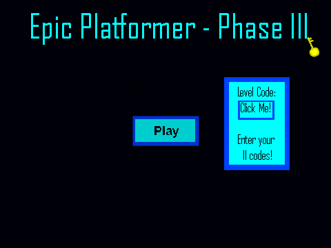Epic Platformer - Phase III
