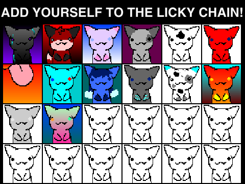 Added Myself to the Licky Chain! (I'm Next to @Neferia!) :D <3 :3 (Neon x Neferia) (MAKE IT A… remix