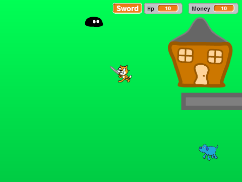 Scratch Village with easier keys