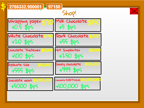Chocolate Tycoon