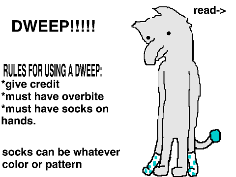 open species: dweep!