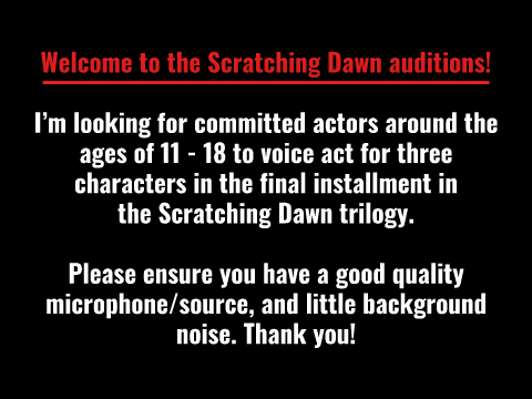 Auditions | Scratching Dawn 3 remix