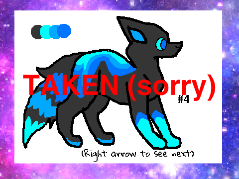 Wolf's adoptables! *PoP*