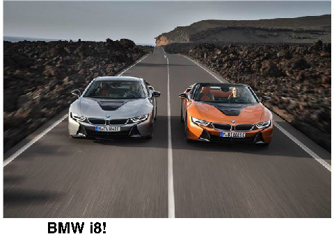 BMW i8 VS Porsche Mission E