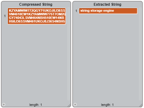 String Storage Engine
