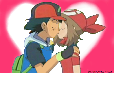 Ash x May kiss