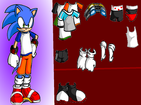Dress up Sonic The Hedgehog remix