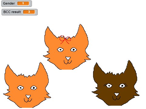 Cat color genetics WIP