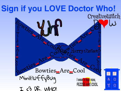Sign if you LOVE Doctor Who!!! :D remix remix remix remix-4 remix remix