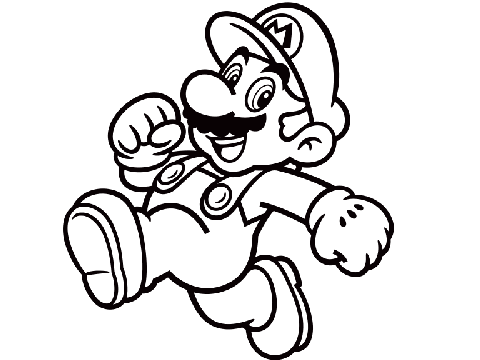 Super Mario coloring