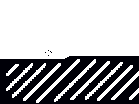 stickman with lightsaber