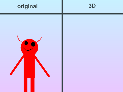 Give me something and I'll make it in 3D remix