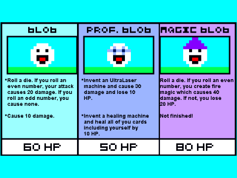 Blob Cards