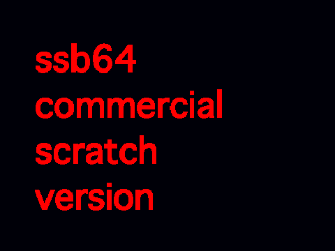 ssb64 commercial scratch version