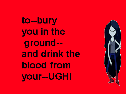 marceline Just problem - Lyrics