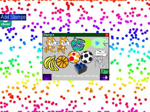 Rainbow Dots Background Creater