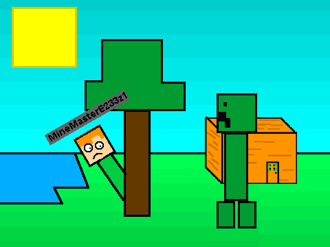 Add yourself hiding in terror!