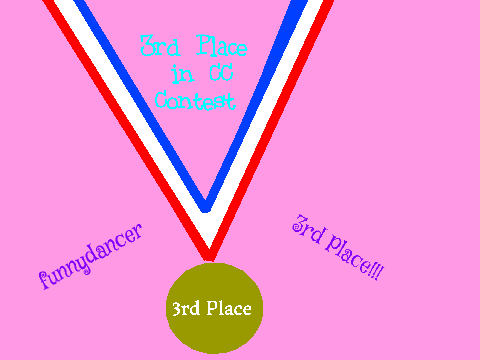 3rd Place Medal for funnydancer