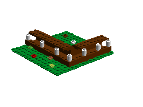 3D Model - Random Path Through Random Grass