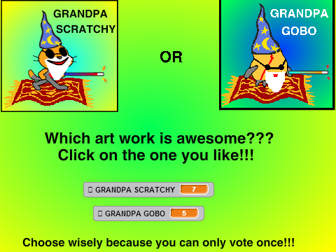 Vote For Which Piece Of Artwork Is Best!!!