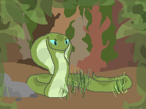 snake doodle to show that im alive