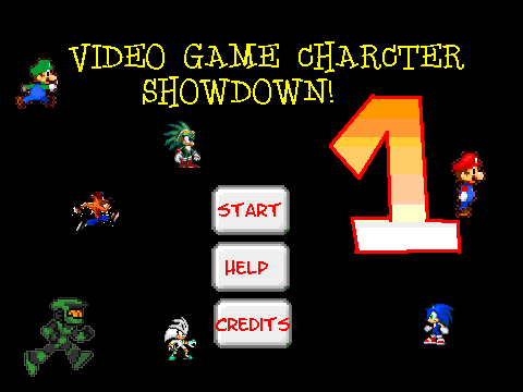 Video game charcter showdown