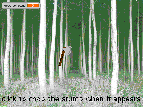 the wood cutter game
