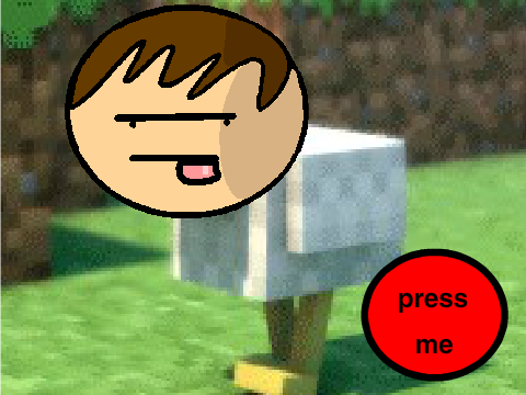 Add ur head on the chicken :3 