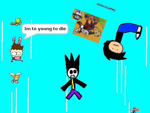 Add yourself falling for no reason at all!