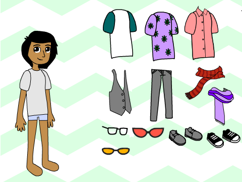 Girl Dressups closet