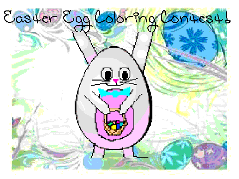 Easter Egg Coloring Contest