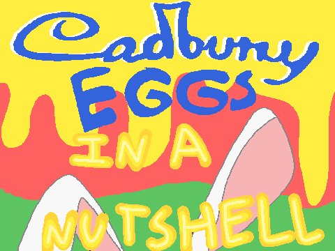 Cadbury Eggs in a eggshell